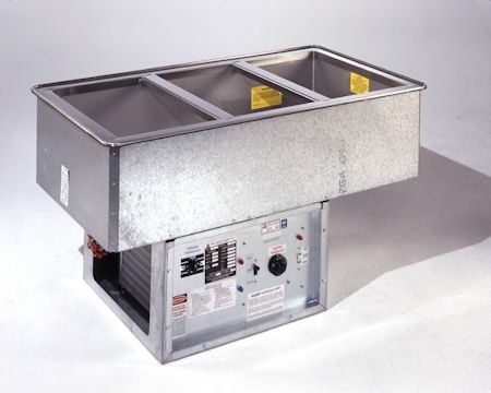 WCM-HP dual-temperature drop-in pan with hot and cold controls by Atlas Metal