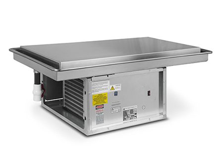 WF drop-in refrigerated frost top with stainless steel display surface by Atlas Metal