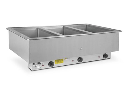 WIH drop-in hot food wells with individual controls by Atlas Metal