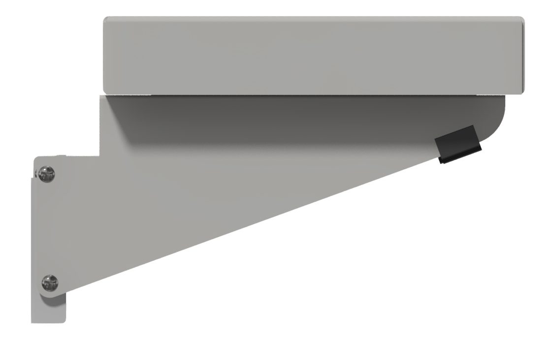 SH 8-inch stainless steel shelf with support bracket by Atlas Metal