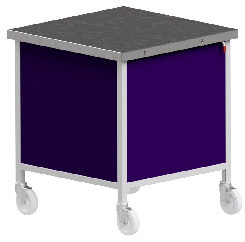 CACC corner serving line unit with solid work surface by Atlas Metal