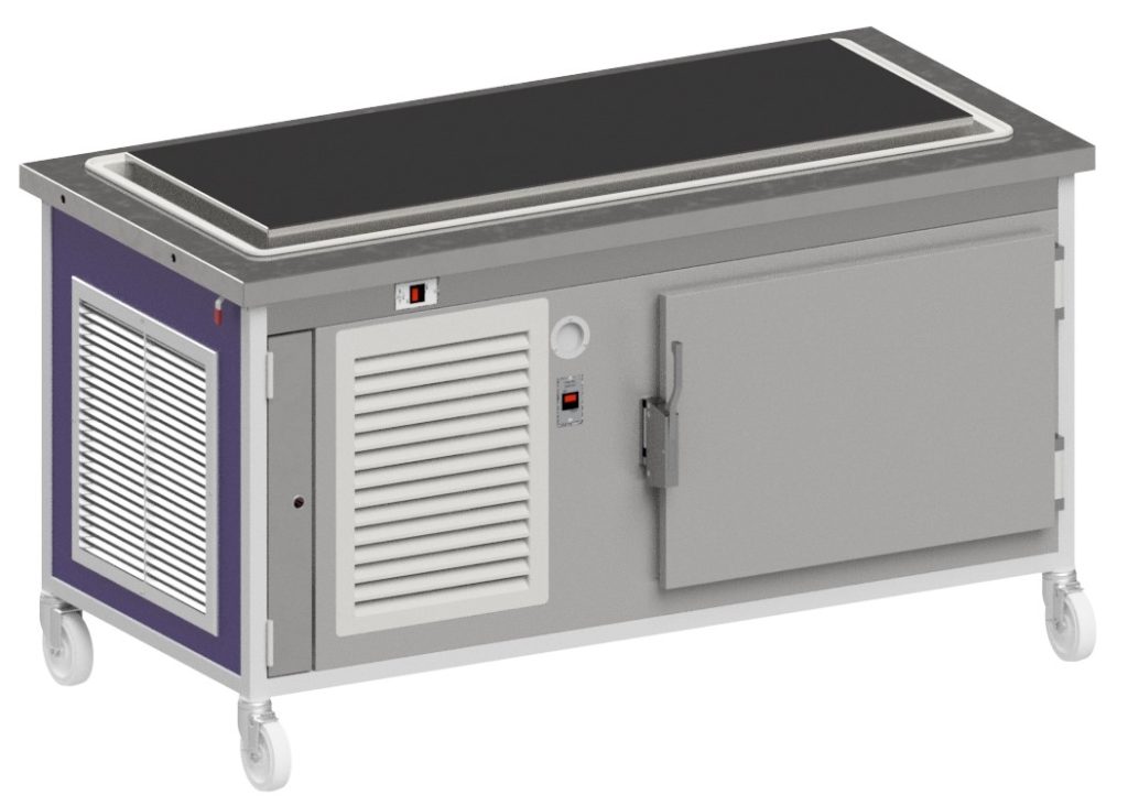 CAFB refrigerated frost top unit with refrigerated base by Atlas Metal
