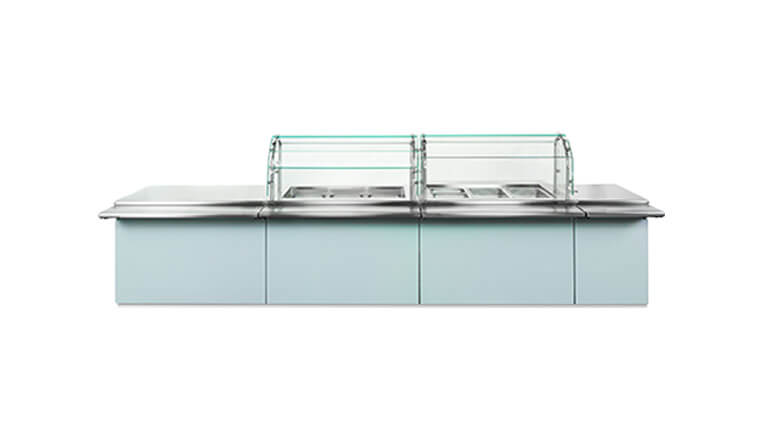 INFINITI FIT modular serving line by Atlas Metal