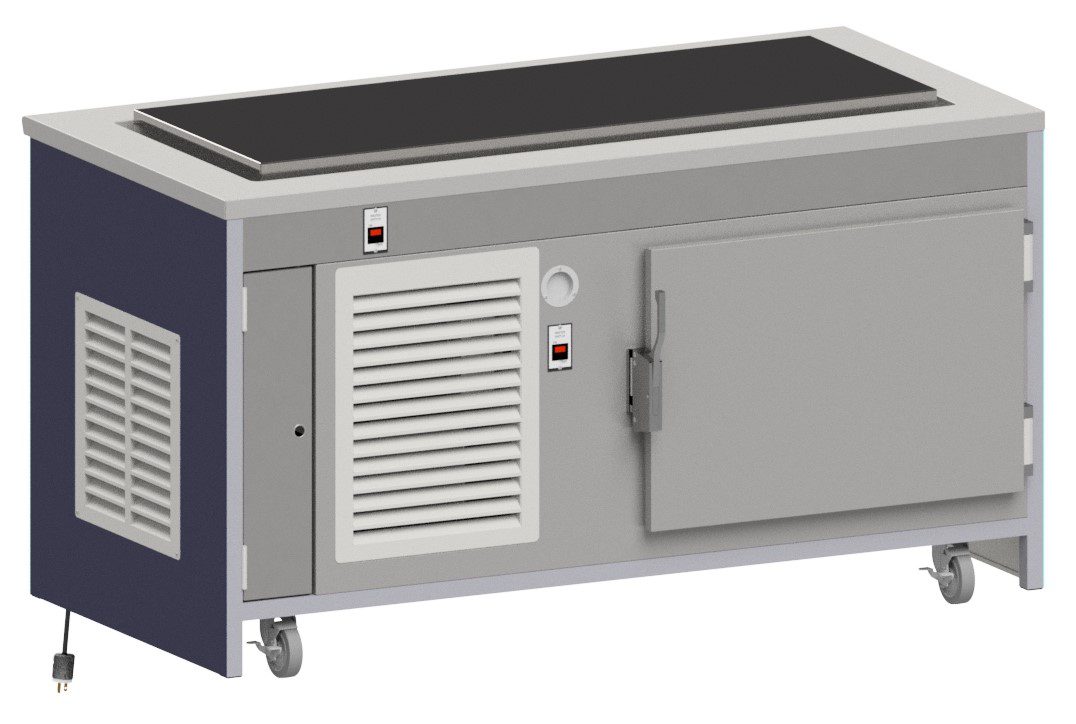 INFFB frost top refrigerated serving unit with refrigerated base by Atlas Metal