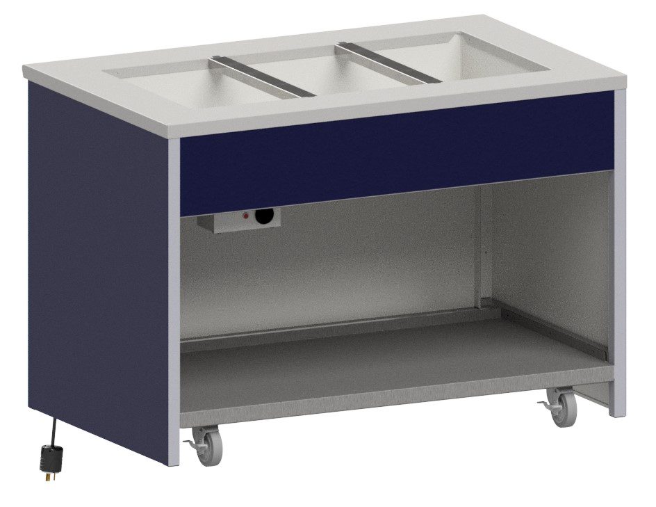 INFH single-control hot serving unit with heated food wells by Atlas Metal