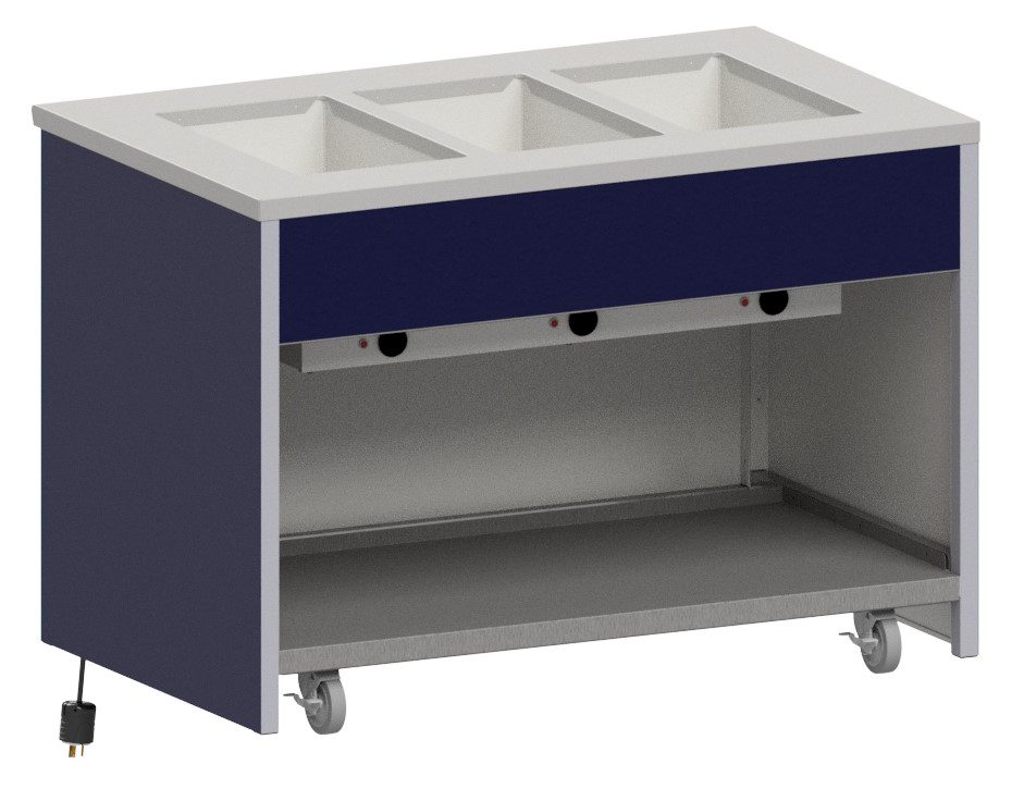 INFIH individual-control heated well serving unit with open base by Atlas Metal