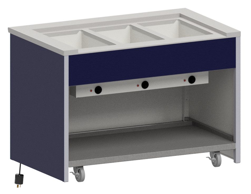 INFIHOT offset top hot serving unit with open base by Atlas Metal