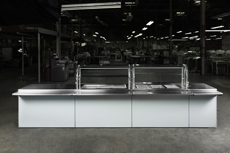 INFINITI FIT modular serving line in the Atlas Metal manufacturing facility